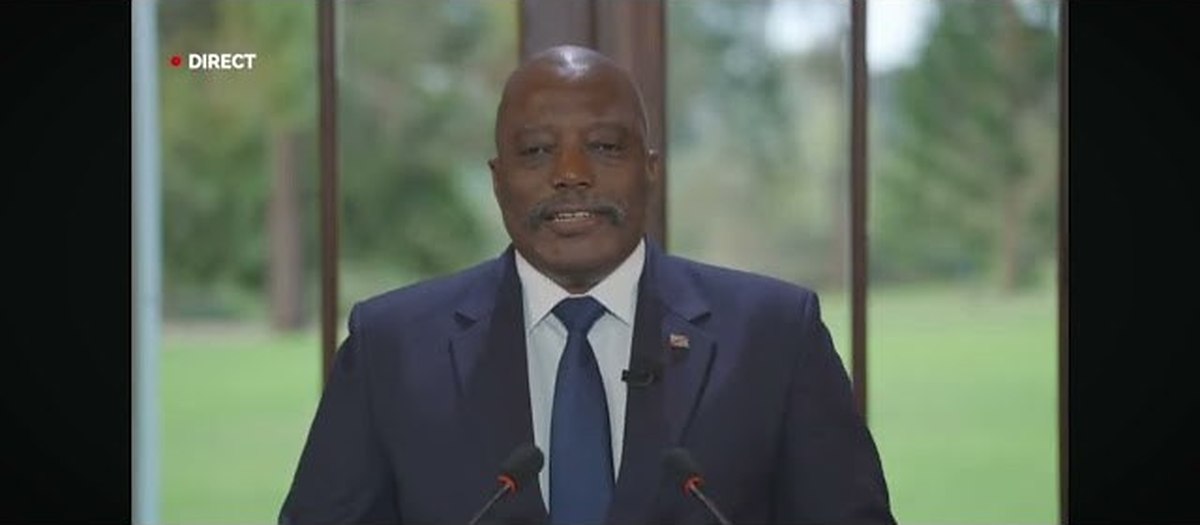 Joseph Kabila s’adressant à la nation, le 23 mai 2025